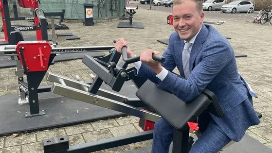 Schiedam investeert in fitnesstoestellen bij de Parkweg